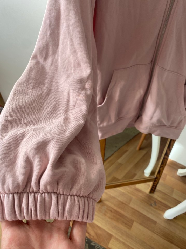 Kadın Pembe Fermuarlı hırka - Görsel 2