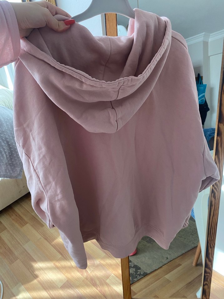 Kadın Pembe Fermuarlı hırka - Görsel 5