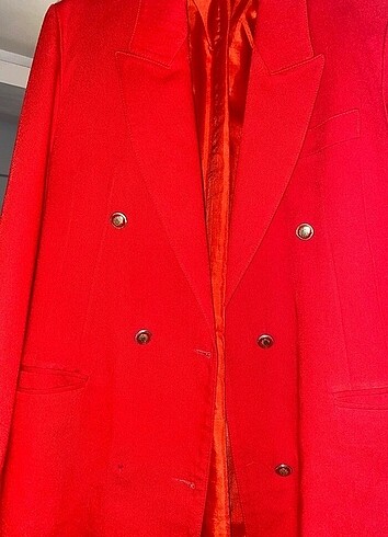 Zara Kırmızı Blazer ceket