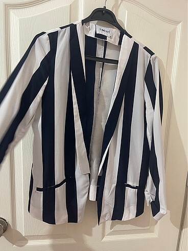 Blazer çizgili ceket
