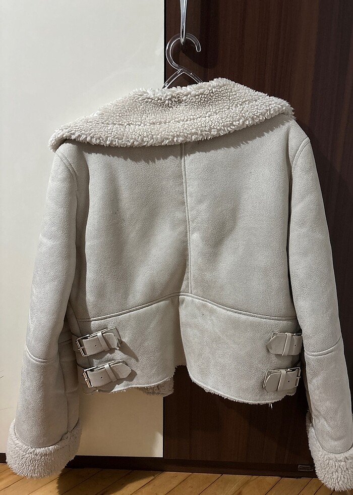 kürk süet mont - Görsel 4