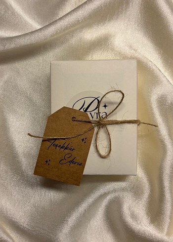 Gümüş Kurdele Yıldız Kapaklı Çelik Kolye - Görsel 2