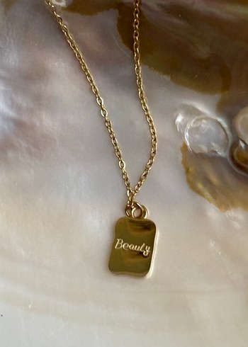 Kelebek Vintage Madalyon Bohem Çelik Kolye - Görsel 2