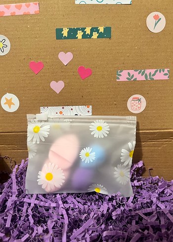 Pastel Renkli Makyaj Süngerleri Seti - Görsel 4