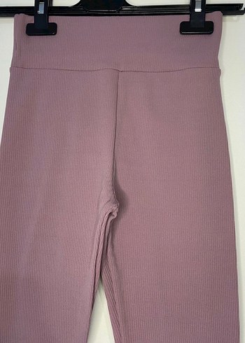 Fitilli kışlık yüksek bel tayt - Görsel 3