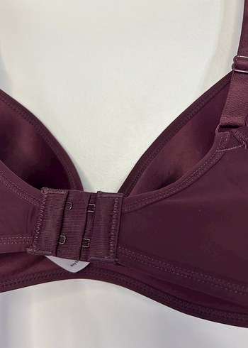 Bordo Spor Tarzı Desteksiz Balensiz Sütyen - Görsel 4