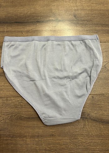 Gri XL Beden Yüksek Bel Kadın Külot 1 adet - Görsel 4