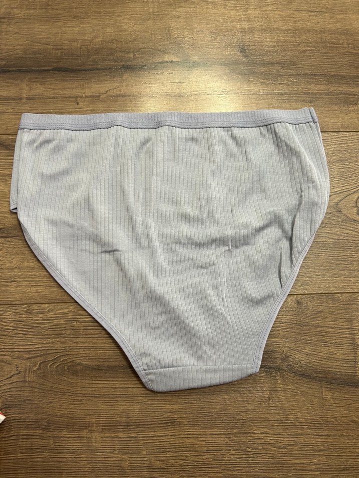 Gri XL Beden Yüksek Bel Kadın Külot 1 adet - Görsel 4