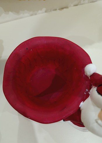 Parlak Beyaz Noel Baba Figürü - Görsel 3