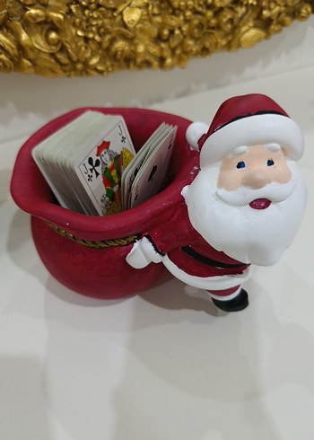 Parlak Beyaz Noel Baba Figürü - Görsel 2