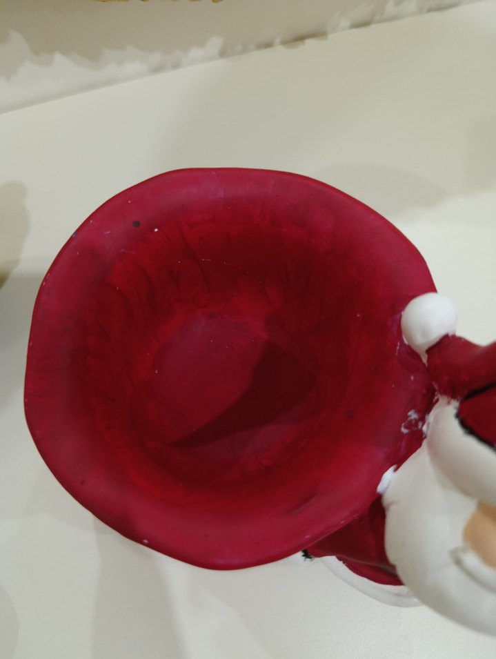 Parlak Beyaz Noel Baba Figürü - Görsel 3