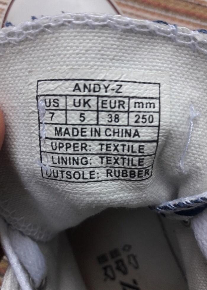 Orjinal çinde üretilmiş converse - Görsel 2