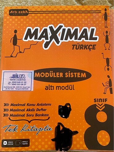 8.sınıf Türkçe konu anlatımlı ve soru bankalı kitap