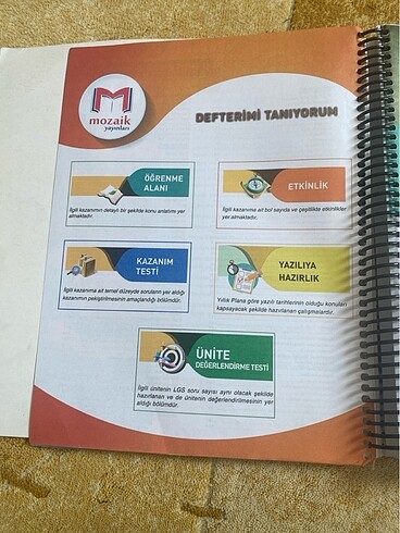  Beden Renk 7.sınıf türkçe ders kitabı (defter kitap)