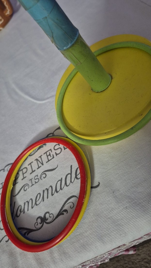 Renkli Kurbağa Temalı Eğitici Halka Oyunu - Görsel 4