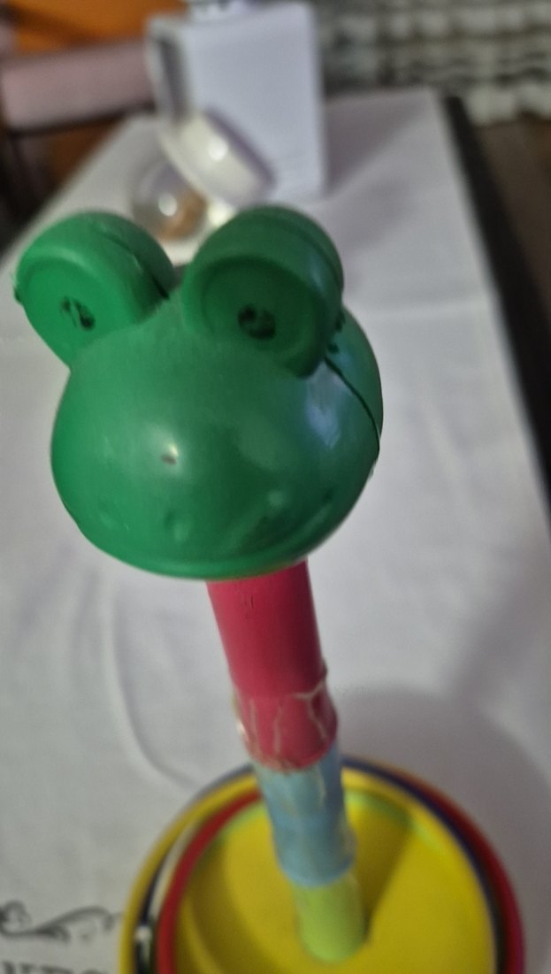 Renkli Kurbağa Temalı Eğitici Halka Oyunu - Görsel 2