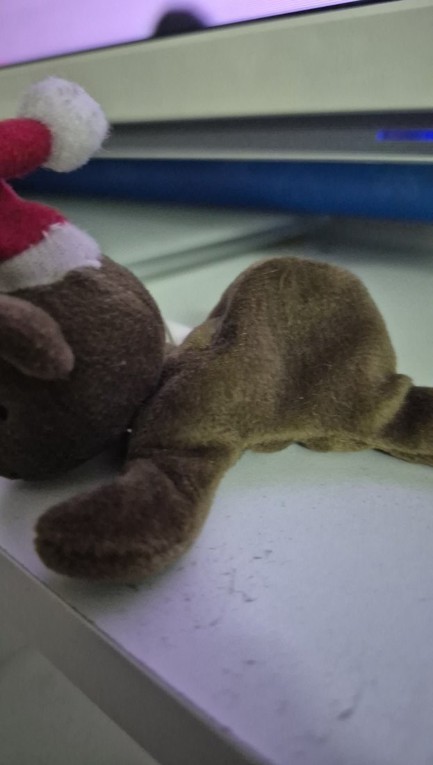 Kahverengi Peluş Ayıcık Şapkalı - Görsel 2