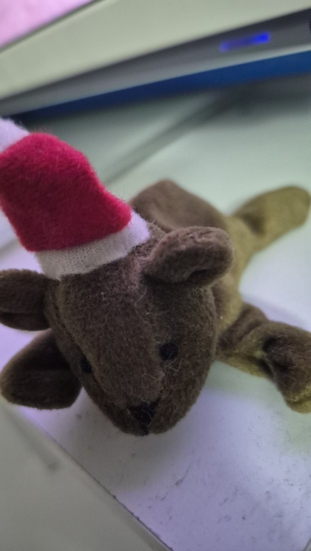 Kahverengi Peluş Ayıcık Şapkalı - Görsel 3