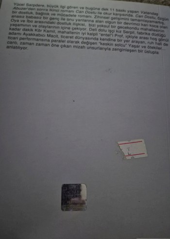 Can Dostu - Yücel Sarpdere