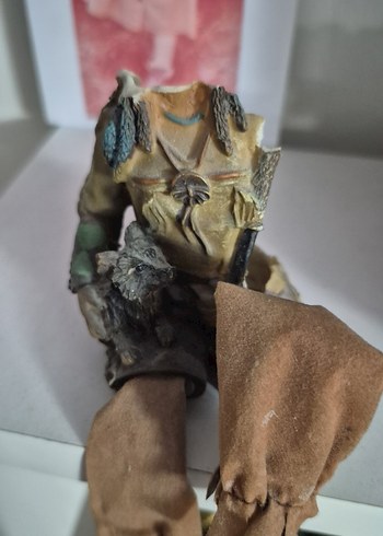 Kahverengi Kıyafetli Kafasız Figürin - Görsel 3