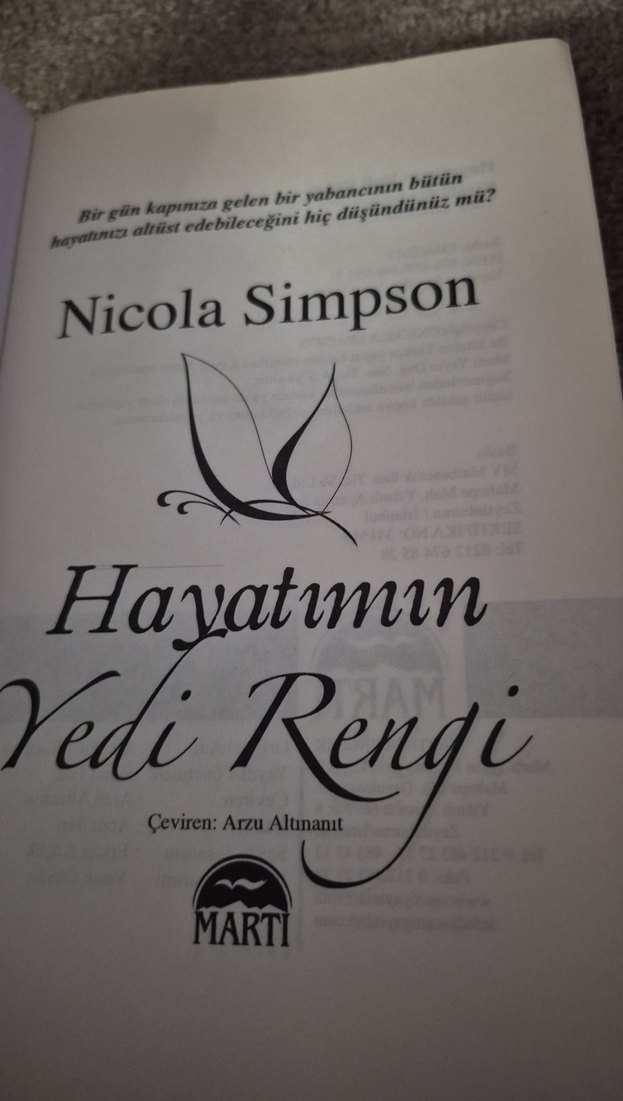 Nicola Simpson - Hayatımın Yedi Rengi - Görsel 2