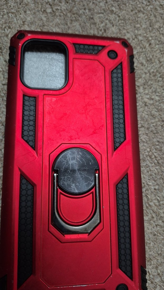 Note 10 Lite Kırmızı Biker Tarzı Telefon Kılıfı - Görsel 4