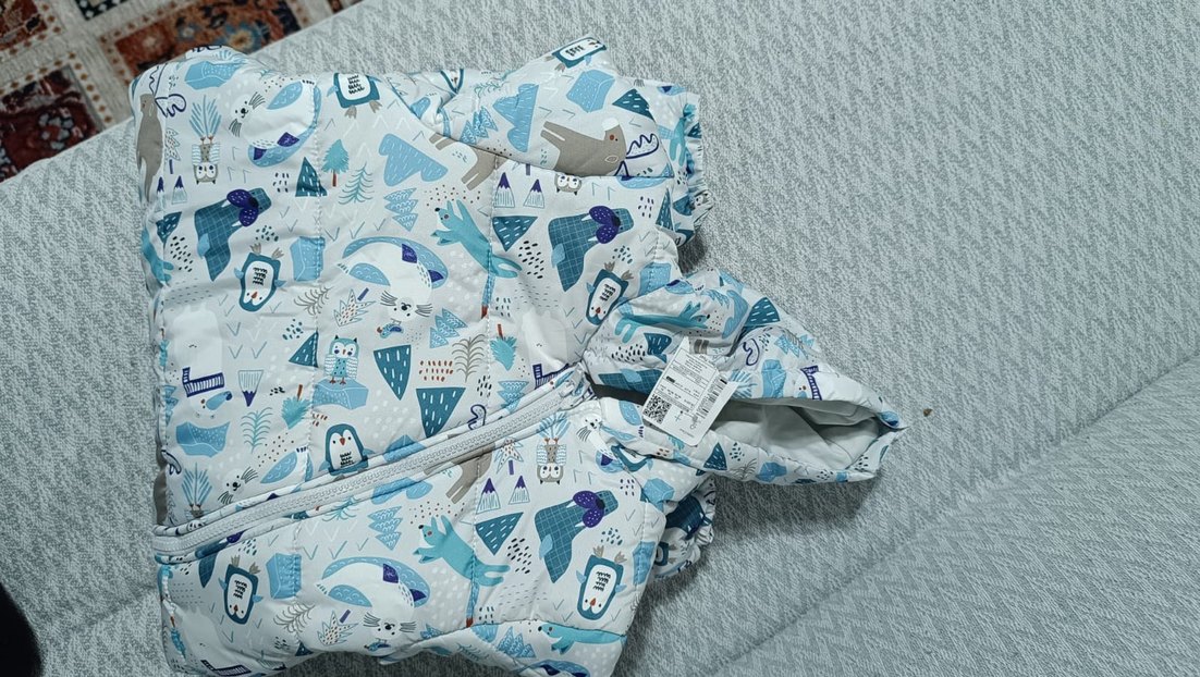 Kapüşonlu Fermuarlı Gri Erkek Bebek Kar Tulumu - Görsel 3