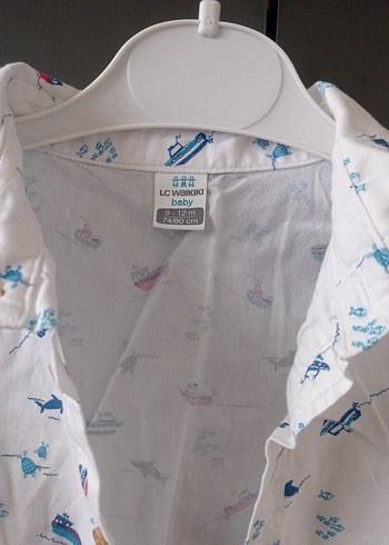 Erkek Çocuk Kısa Kollu Baskılı Gömlek - Görsel 2