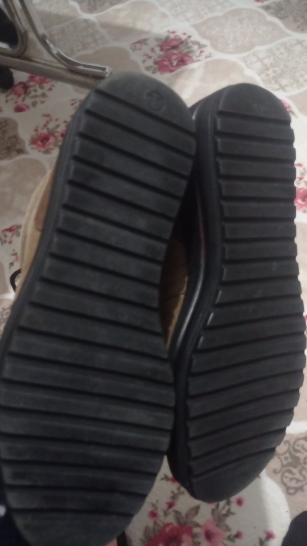 Kahverengi Süet Kadın Dolgu Topuk Bot sıfır - Görsel 3