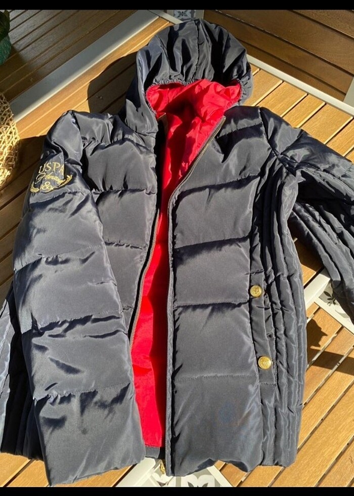 Us Polo Assn kadın mont - Görsel 5