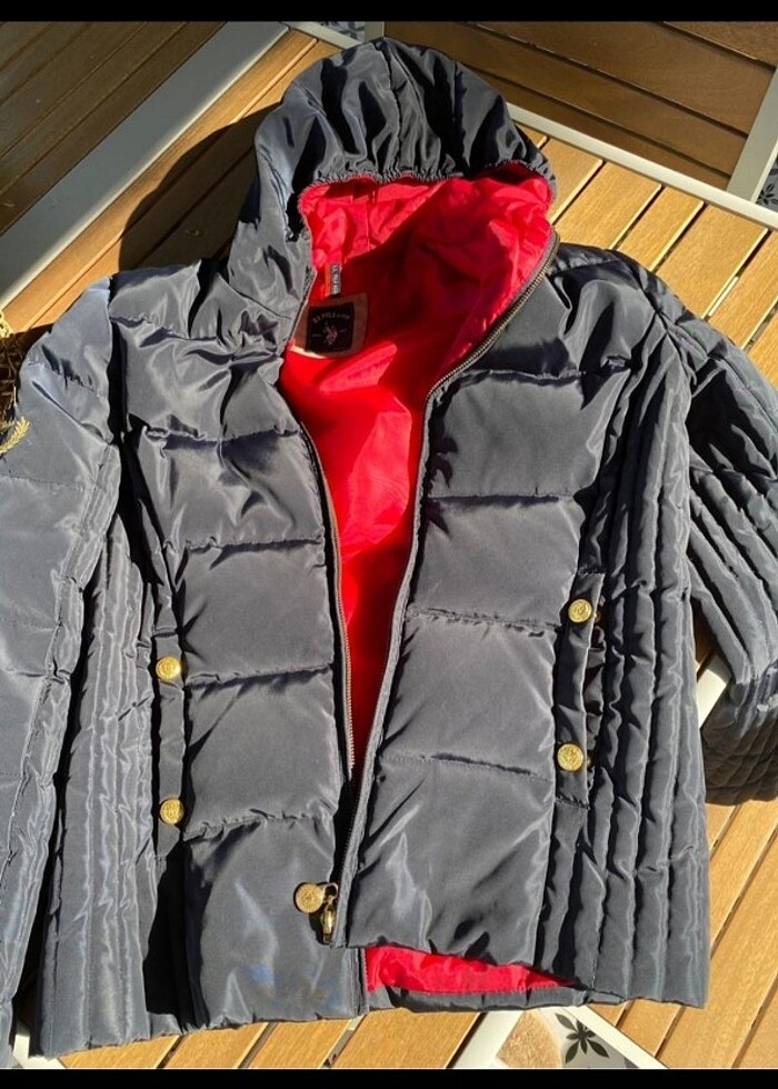 Us Polo Assn kadın mont - Görsel 4