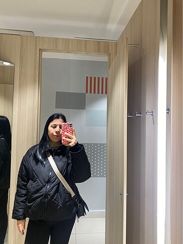 Trendyolmilla siyah şişme mont