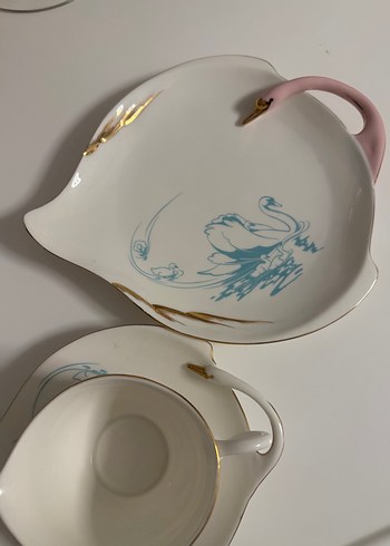 Mikasa Moor Beyaz Kuğu Desenli Pastel Tabak - Görsel 2