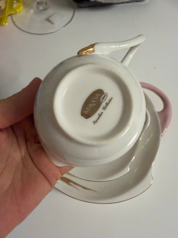 Mikasa Moor Beyaz Kuğu Desenli Pastel Tabak - Görsel 3