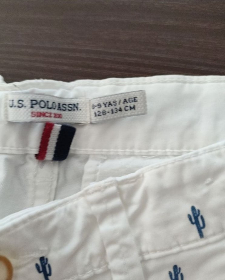 Erkek Beyaz Kısa Pamuklu Şort - Görsel 3