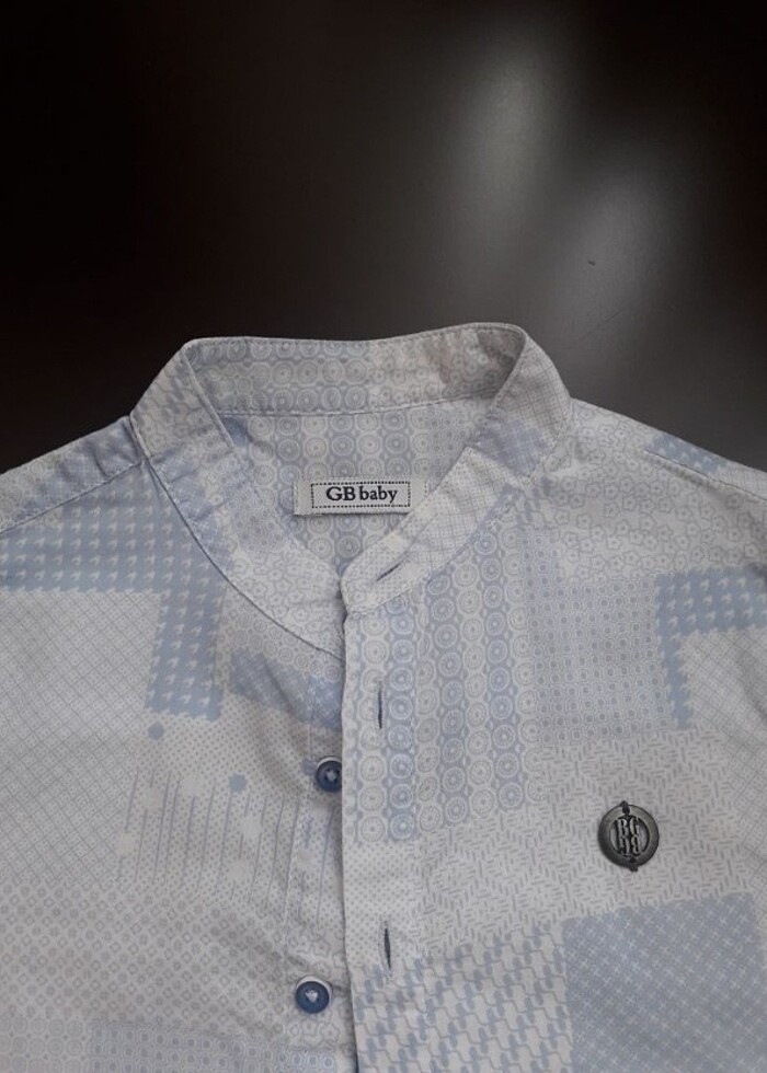 G&B erkek bebek gömlek şort - Görsel 2