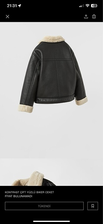 Zara Biker ceket