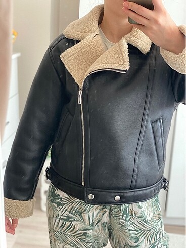 xs Beden siyah Renk Biker ceket