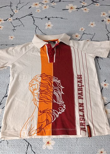 GS Store Düğmeli Baskılı Erkek cocuk Polo Tişört