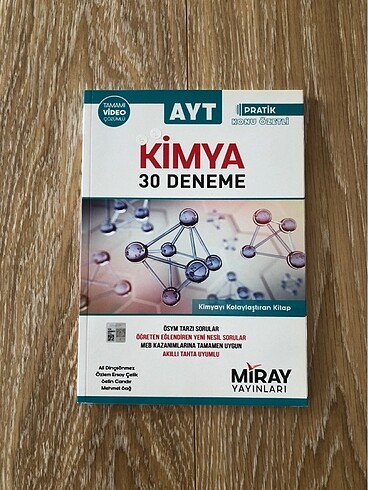 AYT Kimya 30 Deneme