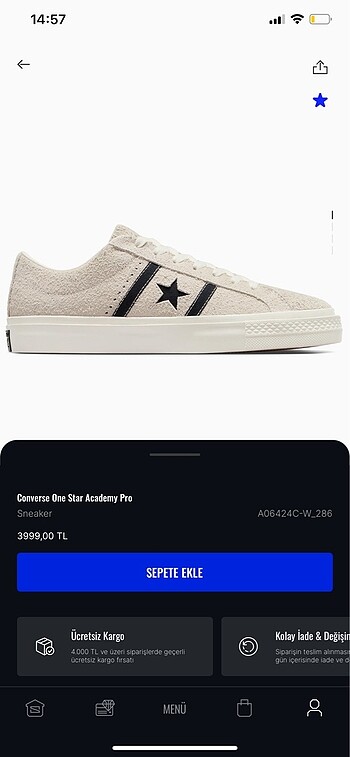 Converse One Star Academy Pro