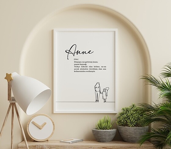 Tekli Poster Anne