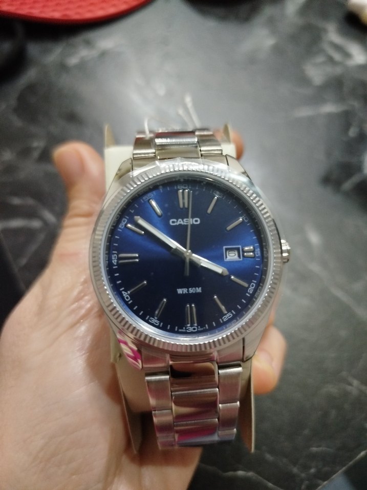 Casio Klasik Lacivert Erkek Kol Saati - Görsel 4