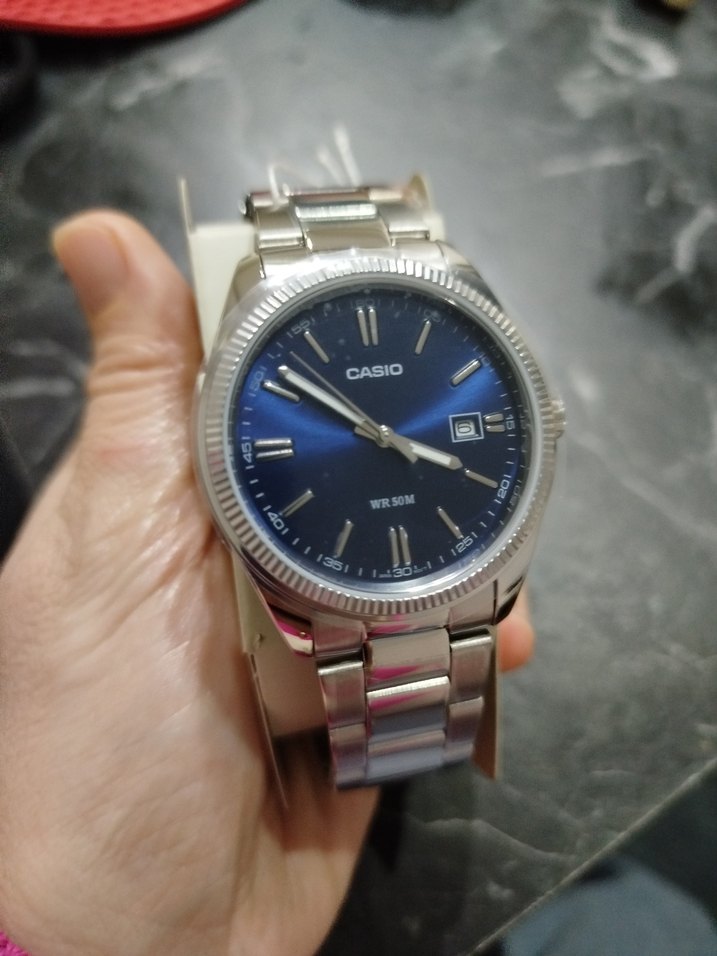 Casio Klasik Lacivert Erkek Kol Saati - Görsel 3