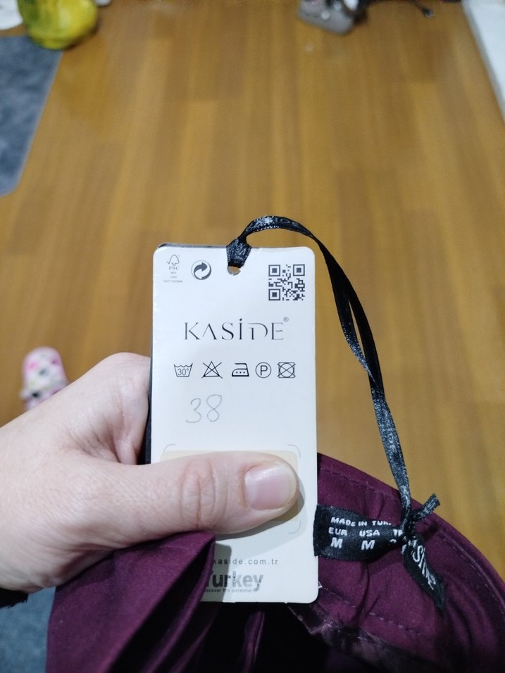 Kaside Bordo Kadın Kumaş Pantolon - Görsel 4