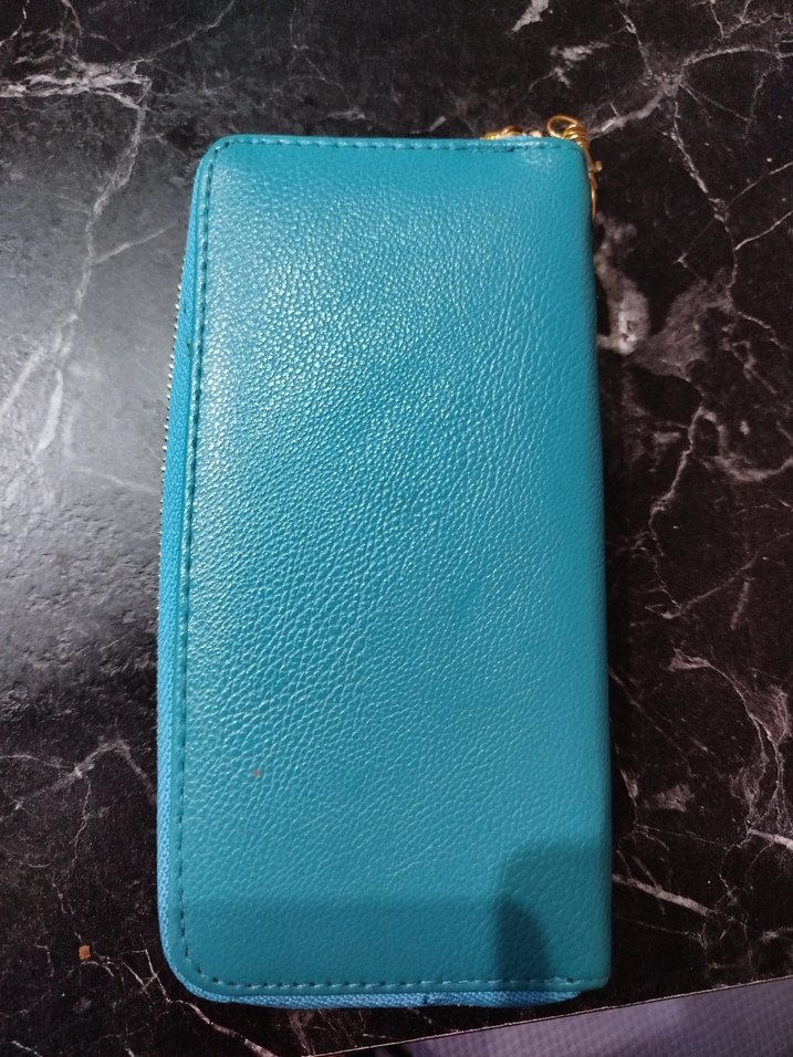 Çiçek Detaylı Renkli Deri Kadın Cüzdanı - Görsel 2