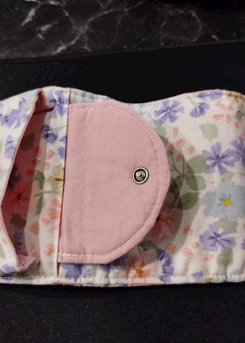 Çiçek Desenli Özel Dikim Kadın Cüzdanı - Görsel 4