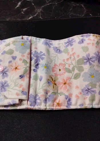 Çiçek Desenli Özel Dikim Kadın Cüzdanı - Görsel 3