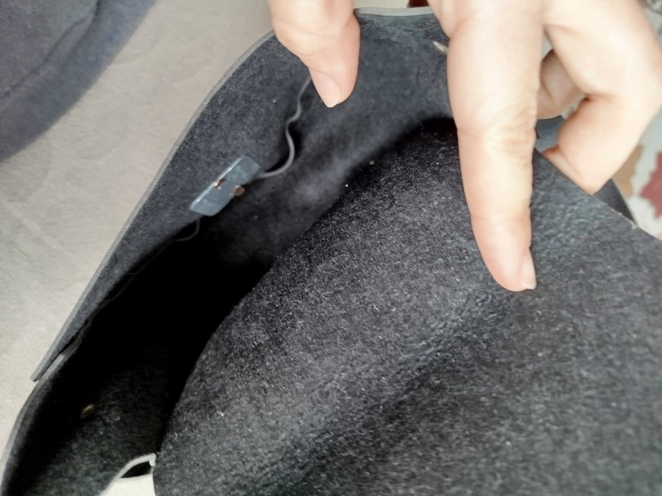 Siyah Deri Tokalı Kadın Çanta - Görsel 3