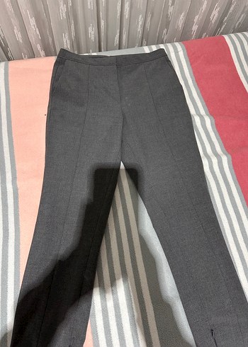 Gri zara Kadın Kumaş Pantolon